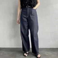美品 ヤヌーク YANUK ジョーンJOAN ルーズストレート 57132220 - メルカリ