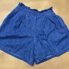 〘 ジーユー〙 ☻キッズ☻ デニム キュロット 130cm