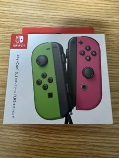 任天堂　Switch ジョイコン　ネオングリーン　ネオンピンク純正品