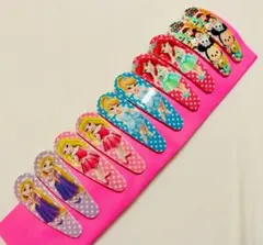 ディズニー　ベビープリンセス ヘアピン 10個セット