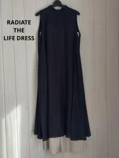 RADIATE THE LIFE DRESSノースリーブワンピースネイビー
