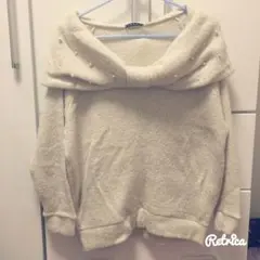 INGNI(イング)セーター 白 リボン 襟