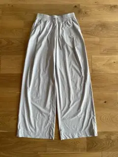 アンダール andar Airst ワイドパンツ Mロング ミストグレー