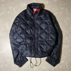 Columbia 短丈 ダウンジャケット 光沢 ドローコード ダイヤキルト