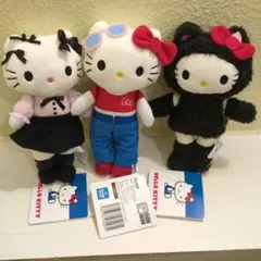 ハローキティ ぬいぐるみ あしながVer. 3種セット 約18cm