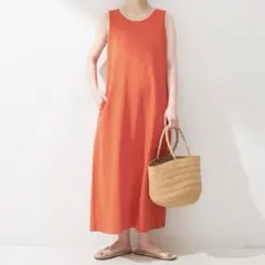 B.C STOCK ジャガード ストライプ ワンピース ノースリーブ ロングのサムネイル