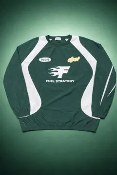 ナイロンジャケット 緑色 プルオーバー