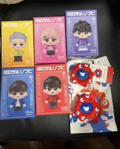 こある様　専用　スノちるソフビ5体　ミャクミャクフェイスキーチェーンバッチセット