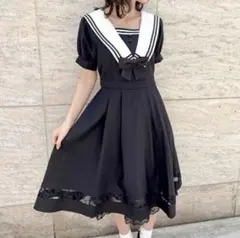 axes femme POETIQUE クラシックセーラーワンピースのサムネイル