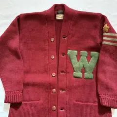 チャンピオン　レタード　カーディガン　カレッジ　30’s