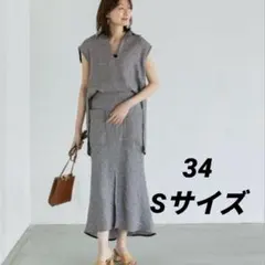 NOBLE フリンジヘムレイヤードワンピース 36 - メルカリ