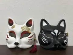 お面 狐面 ハンドメイド　セットのサムネイル