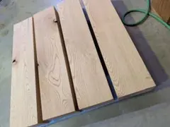 ケヤキ　4本セット　赤身が綺麗　椅子の足やストールの足や飾り棚　乾燥材