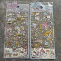 サンリオキャラクター キラキラシール 2シート