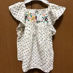 【新品タグ付き】BONTON ドット柄 ノースリーブワンピースのサムネイル