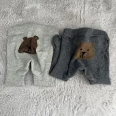 Baby GAP ベビータイツ クマ刺繍 0-12ヶ月