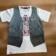 Blue Cross Vネック Tシャツ Sサイズのサムネイル