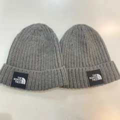 sh2803 THE NORTH FACE グレー ニット帽 2個セット