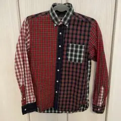 BEAMS+ チェック柄 ボタンダウンシャツ