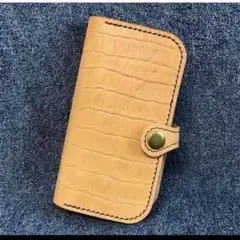 革　iphone14Pro 手帳型ケース