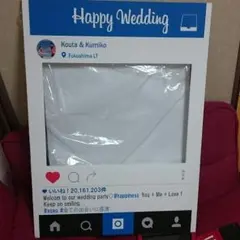 ウェルカムボードInstagram風A1★インスタフレーム★インスタボード