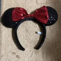 ディズニー　ミニー　カチューシャ　スパンコール