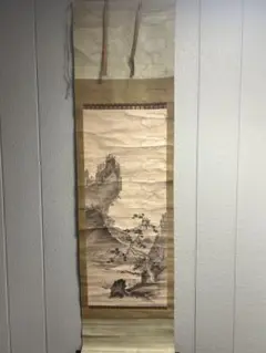 アンティーク 寺 空海 南無阿弥陀仏 承和元年3月15日書之空海 紙本 掛軸 アンティーク 寺 空海 南無阿弥陀仏 承和元年3月15日書之空海 紙本