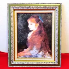 藤田嗣治 少女と猫 1954年頃 肉筆水彩画 紙本著色・レオナールフジ