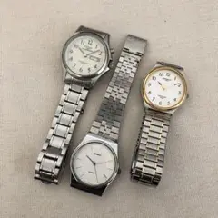 《ジャンク》CASIO クォーツ　3本セット