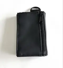 三つ折り財布 ブラック コンパクト