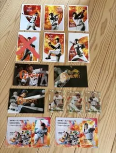 貴重★ジャイアンツ非売品ポストカード・ステッカー・クリアカード詰め合わせ★巨人のサムネイル