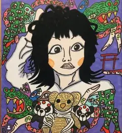 日*4様 絵師100人展 優子鈴 複製原画 雛の夢 - メルカリ