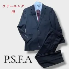 【美品】P.S.F.A/パーフェクトスーツファクトリー/着用３/ブラック/スーツ