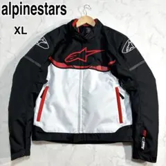 アルパインスターズ バイクジャケット ライティング インナー付き 黒×白 XLのサムネイル