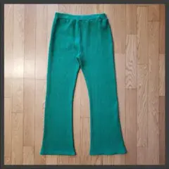 FREAK'S STORE リブ ニット フレア パンツFREE