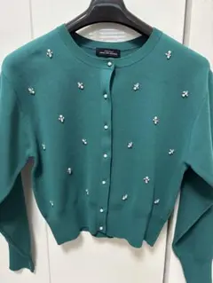 GREEN LABEL RELAXING グリーンニットカーディガン