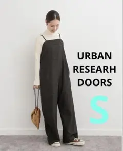 アーバンリサーチドアーズ ネップツイードサロペット