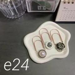 大きめ可愛い ペーパークリップ バインダー貯金 e24