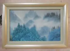 森 正元作 日本画 「林」 額寸約65×80 - メルカリ