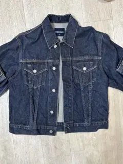 90s oldUNIQLO ダークブルー デニムジャケット