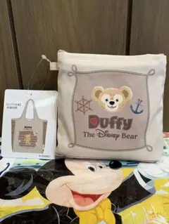 ダッフィーエコバッグ　ショッピングバック　ディズニーシー