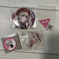 プロセカ 小豆沢こはね アクリルキーホルダー 缶バッジ ピック