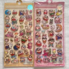 ウォーターシール ボンボンドロップシール　クレヨンしんちゃん 2枚セット