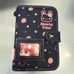 ま*読様 デニムシールバインダー　うさぎ