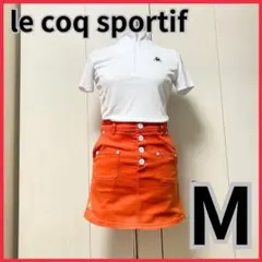 美品 ルッコクスポルティフ モックネック レディース スカート ゴルフウェア M