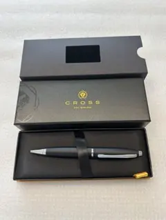 新品　CROSS ボールペン ブラック専用ケース付きのサムネイル