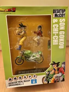 ドラゴンボール デスクトップリアルマッコイ　孫悟空＆チチ 開封品 DESKTOP REAL McCOY 05 ドラゴンボールZ 孫悟空＆チチ 完成品