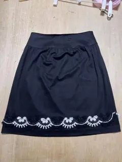 KOJI WATANABE STYLE 刺繍スカート ブラック L 日本製のサムネイル