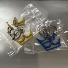 【〜5/6まで限定価格】嵐 王冠風 モチーフ イヤリング パーツ 2個セット