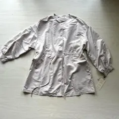 スプリングコート M ライトベージュ 【新品・訳あり※襟欠品】